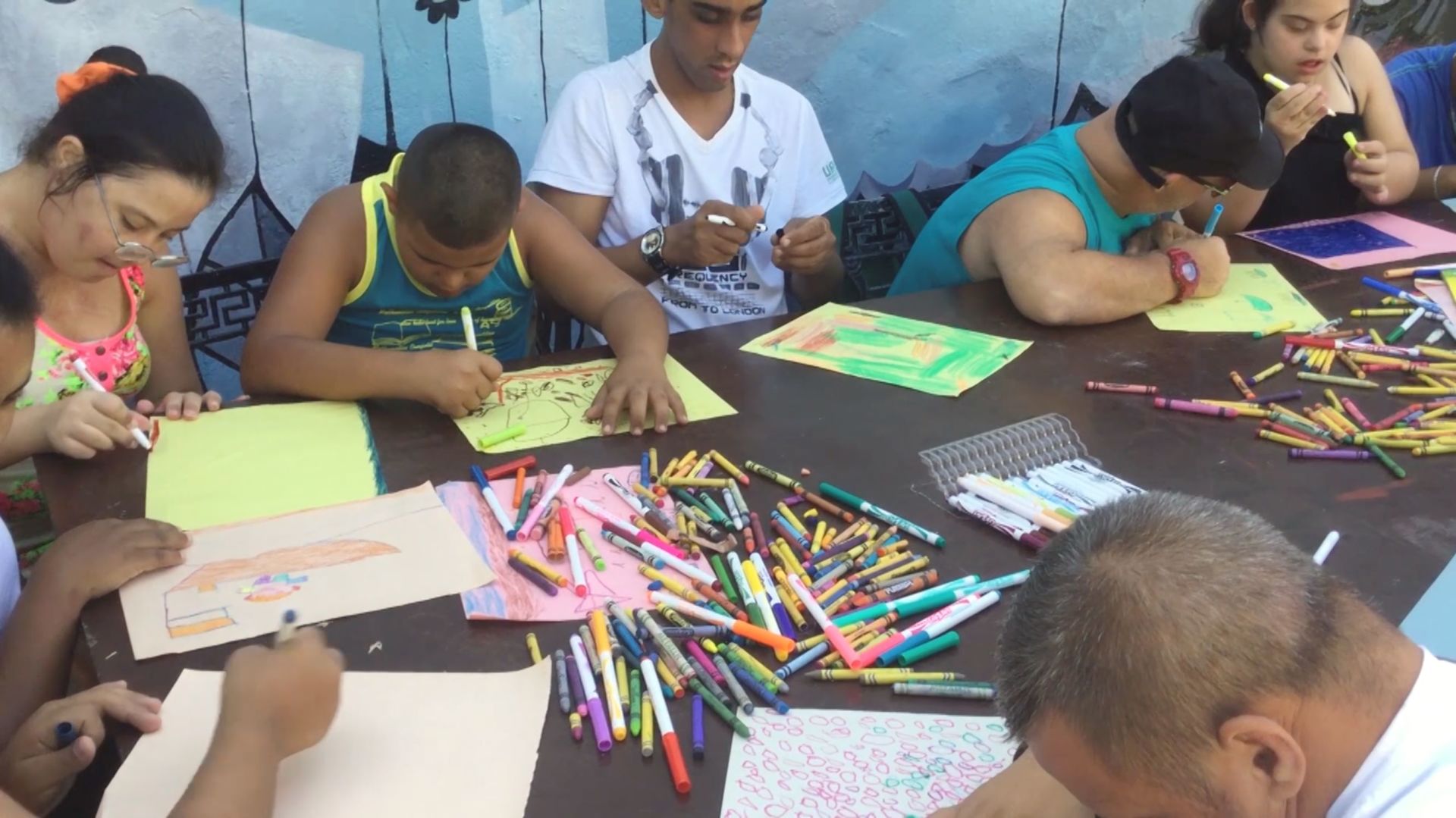 Using art to help children